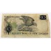NEW ZEALAND 1967 . TEN 10 DOLLARS BANKNOTE . PIECE MISSING